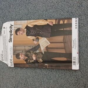 Simplicity 8408 Arkivestry haunt couture steampunk vest mens costume industrial